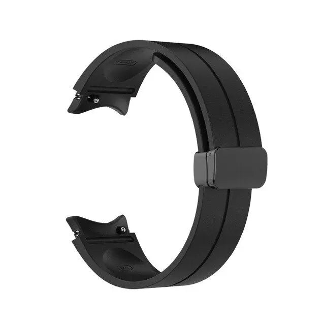 Bracelet de montre en silicone compatible avec Galaxy Watch 4 5 6, fermoir réglable, bracelet de sport et accessoire pour montre connectée | Sulvida