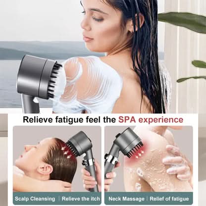 Masserende Douchekoppen met Waterfilter ABS Kunststof 10 cm Diameter Wellness Spa Badkamer Douche Luxe | Sulvida