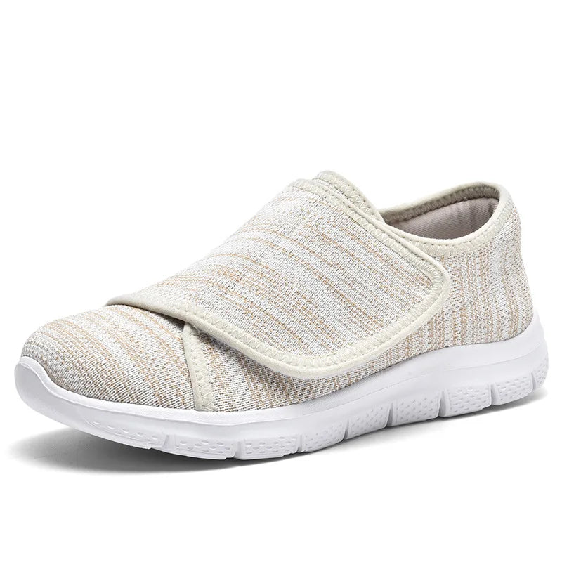 Aanpasbare Orthopedische Wandelsneakers met Zachte Medische Zolen Klittenbandsluiting Comfortabel Unisex | Sulvida