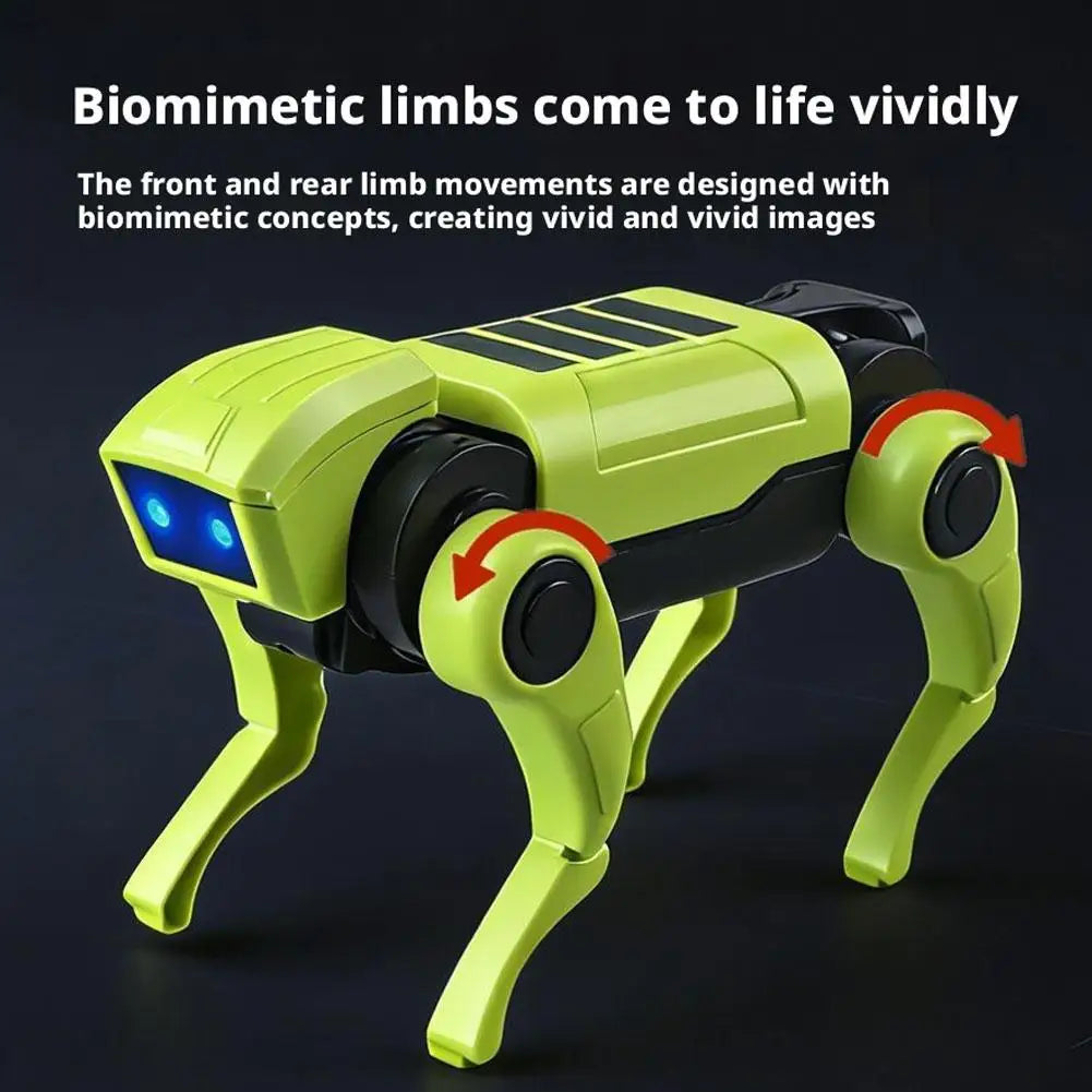 Kit de construction robot chien - Robot électronique interactif avec éclairage LED - Jouet éducatif STEM | Sulvida