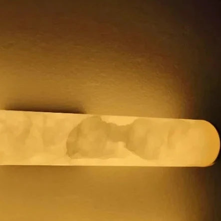 Marmeren wandlamp LED met koperen body 40-80 cm design interieurverlichting voor woonkamer slaapkamer | Sulvida