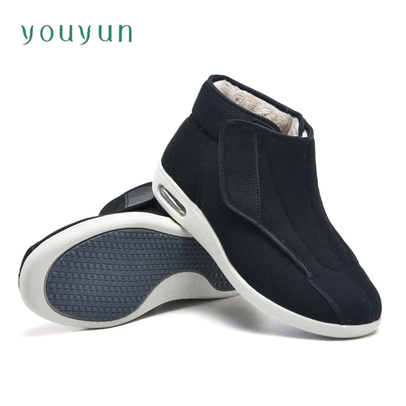 Orthopedische Wandelschoenen Extra Breed Verstelbaar Klittenband Unisex Comfortschoenen Ademend Dagelijks | Sulvida