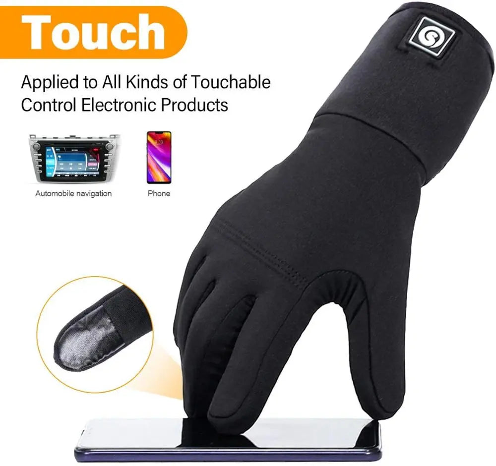 Verwarmde Winterhandschoenen met Touchscreen en Batterij – Thermische Skihandschoenen voor Dames en Heren | Sulvida