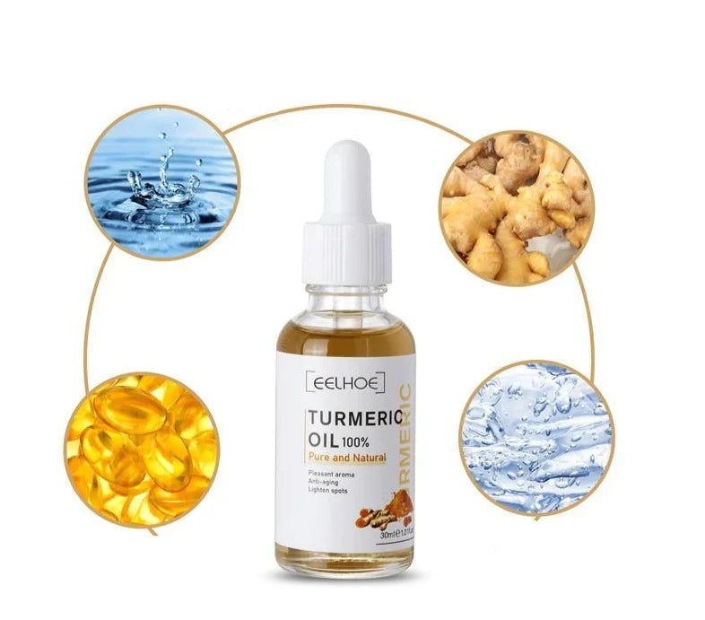 Huidverzorgingsserum met Kurkuma Extract en Natuurlijke Olie voor een Stralende Glans Intensieve Hydratatie 30 ml | Sulvida