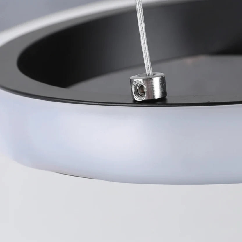 Moderne Hanglamp Aluminium Zwart Goud LED Dimbaar Eetkamer Slaapkamer Woonkamer Sfeervol Interieur Design | Sulvida