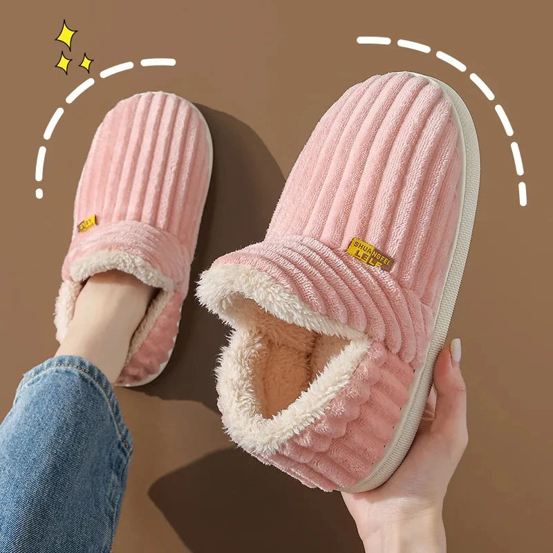 Winterpantoffels Pluche Heren Dames Zachte Zool Bontslippers Warm Huisschoenen Antislip Comfortabel Binnen | Sulvida