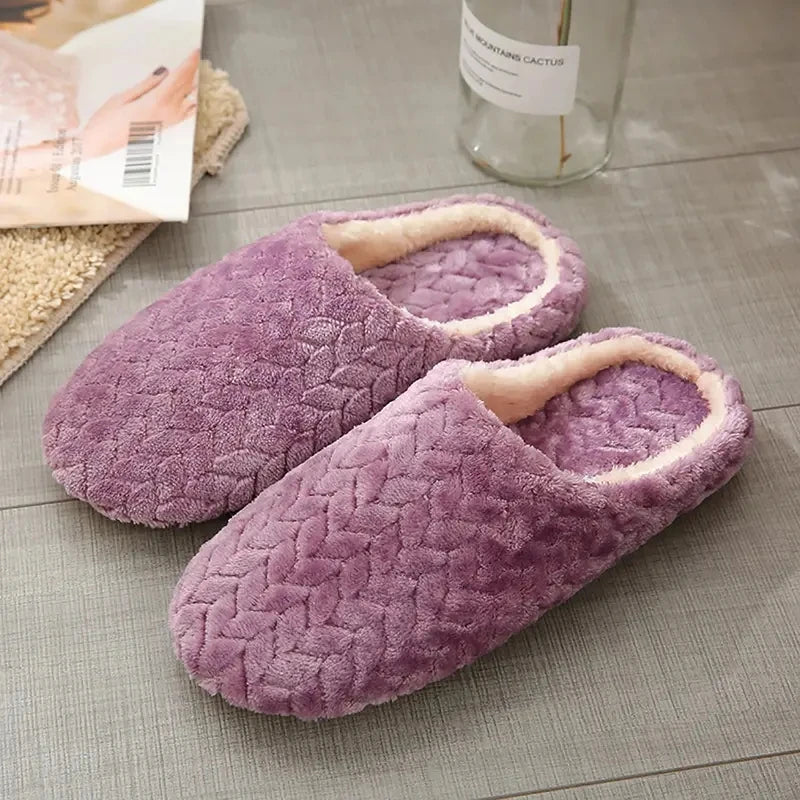 Pantoffels Pluche Zachte Sloffen Antislip Zool Binnenschoenen Herfst Winter Warmte Comfort Huisschoenen | Sulvida