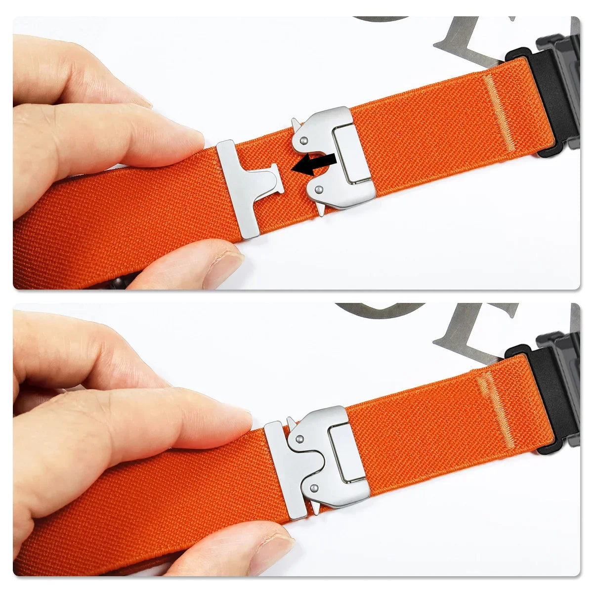 Bracelet de montre en nylon 22-26 mm style militaire Garmin résistant à l’usure, réglable, noir, gris, vert, unisexe, sportif | Sulvida