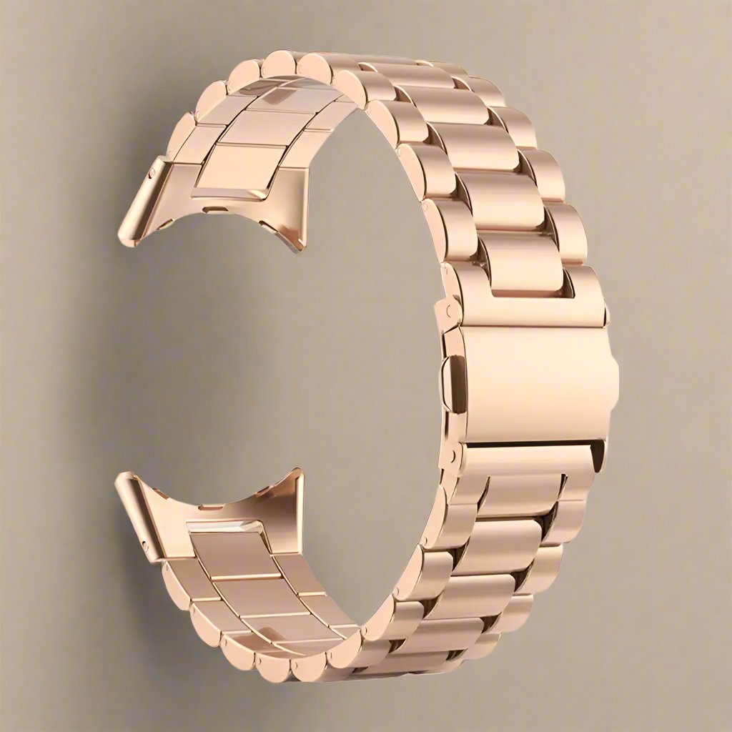 Bracelet de montre en acier inoxydable avec boîtier pour Google Pixel Watch et Pixel Watch 2 | Sulvida