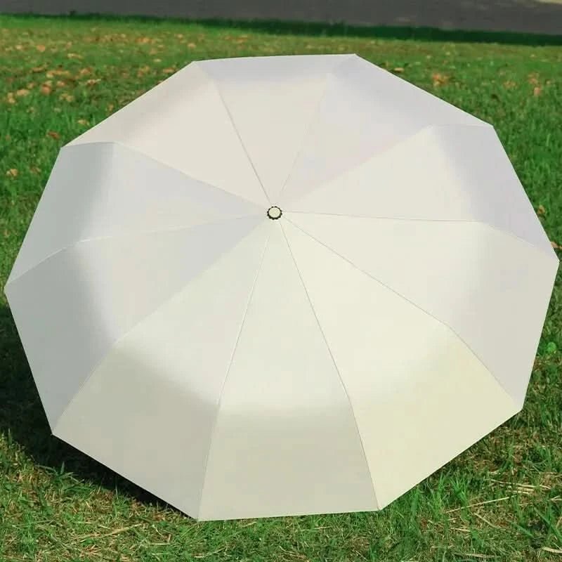Automatische Paraplu Storm- en UV-Bestendig Met 8 Verstevigde Ribs Voor Regen en Zon Windproof Opvouwbaar | Sulvida