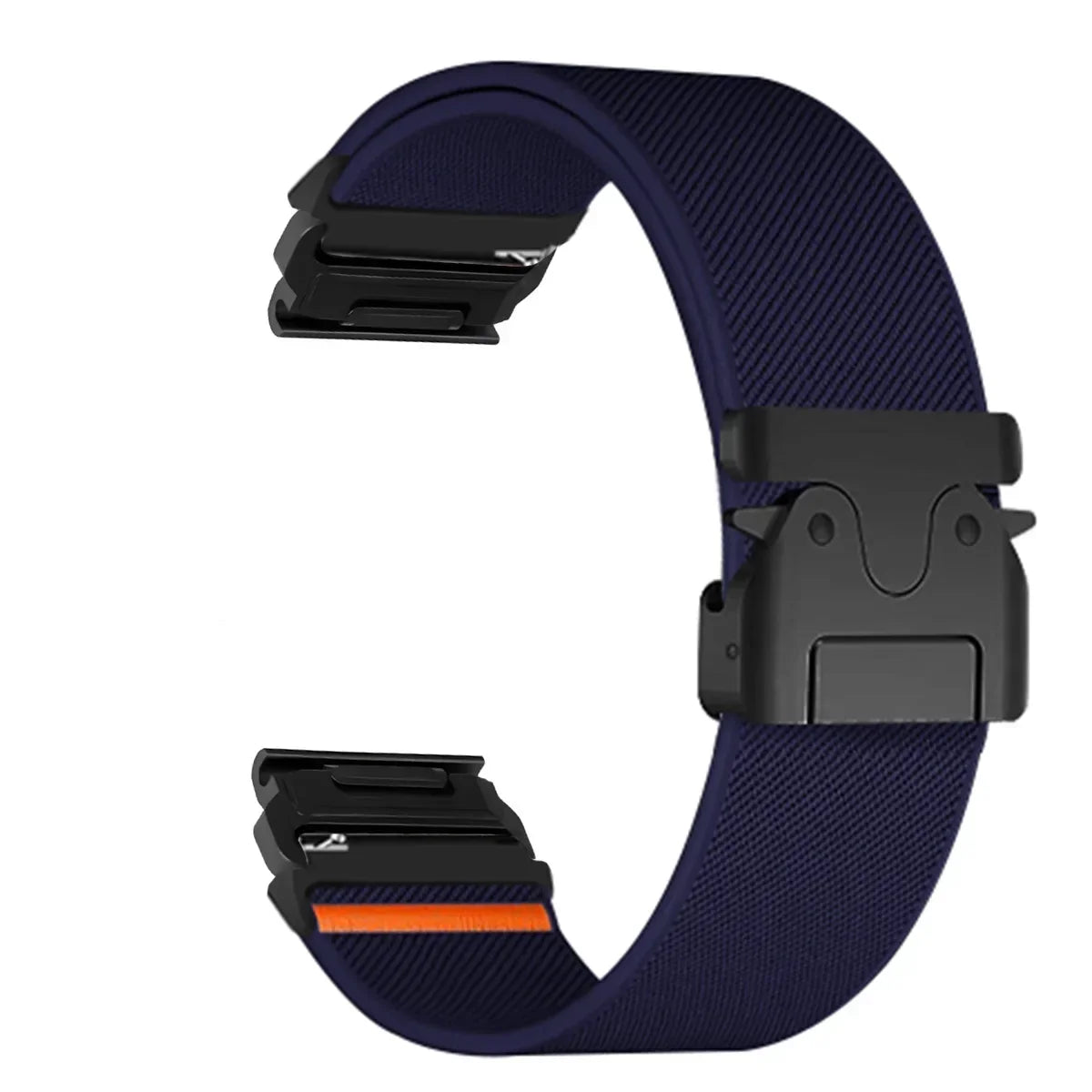 Bracelet de montre en nylon 22-26 mm style militaire Garmin résistant à l’usure, réglable, noir, gris, vert, unisexe, sportif | Sulvida
