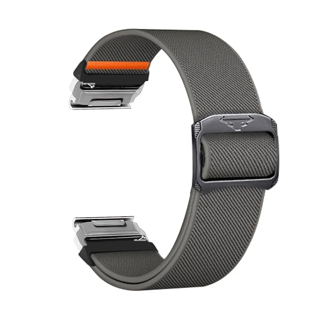 Bracelet de montre en nylon 22-26 mm style militaire Garmin résistant à l’usure, réglable, noir, gris, vert, unisexe, sportif | Sulvida