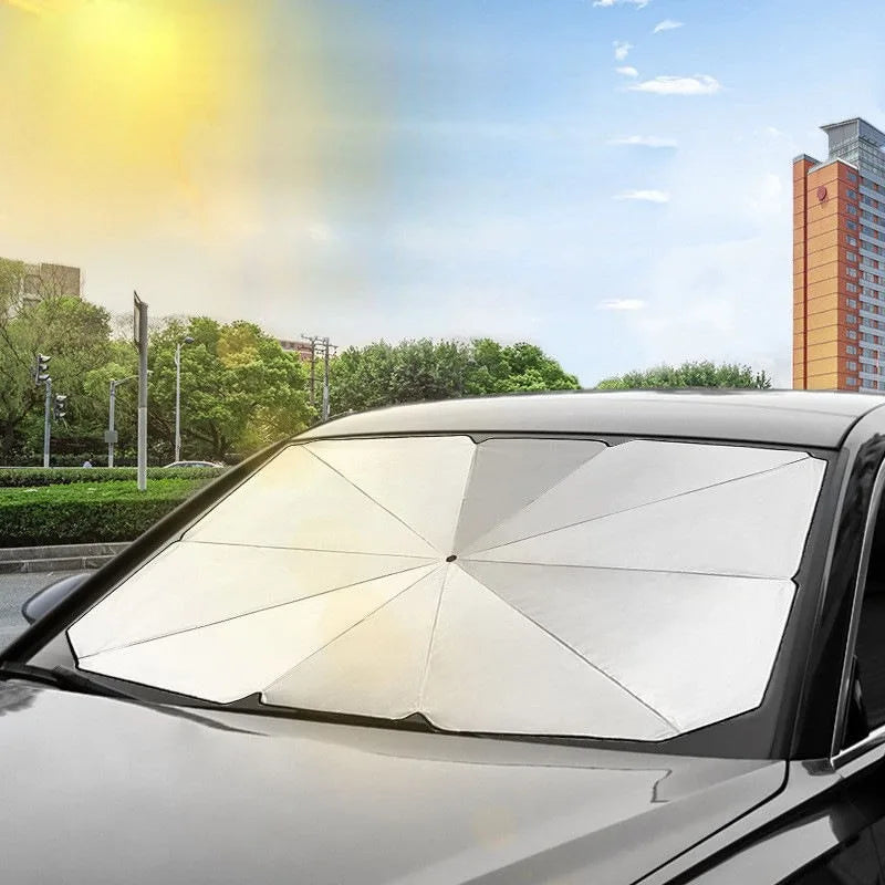 Opvouwbare Parasol Zonwering Auto Voorruit UV-Bescherming Hitte-Reflectie Paraplumodel Zonnescherm Auto-accessoires | Sulvida