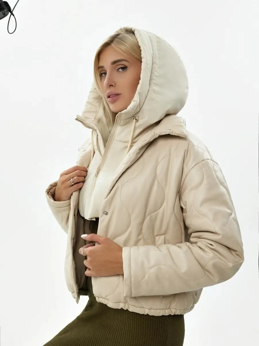 Capuchon Sjaal met Capuchon Polyester Katoen – Warme Halssjaal voor Winter – Effen Kleur One Size Unisex | Sulvida