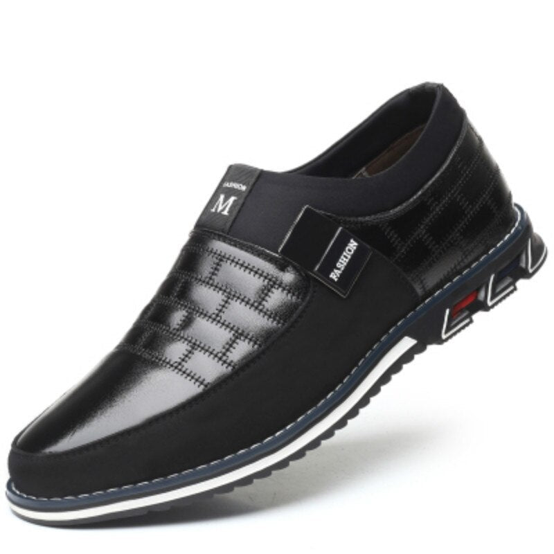 Leren Instappers Heren Klassiek Comfortabel Zakelijk Casual Schoeisel Elegante Herenschoenen Loafers | Sulvida