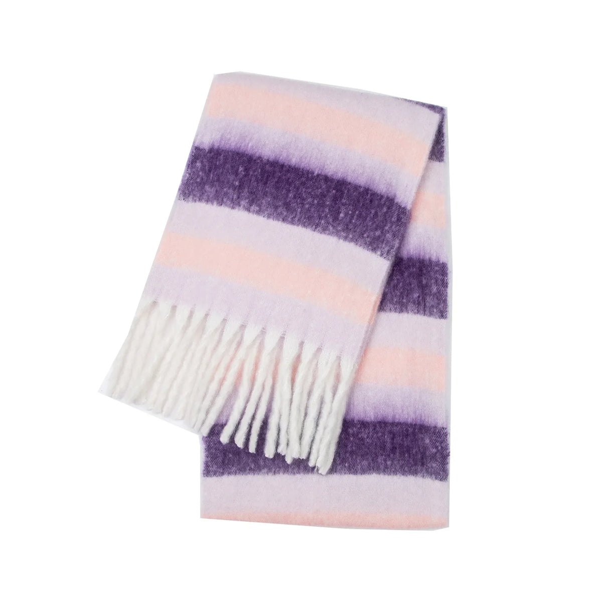 Luxe Gestreepte Wintersjaal Cashmere 38×230 cm Dames Heren Warme Halsdoek Zachte Wollen Sjaal Mode Accessoire | Sulvida