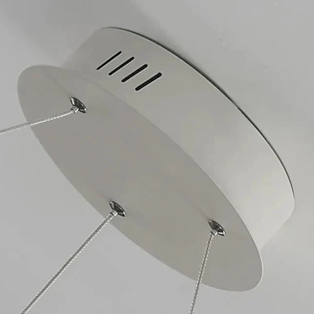 Ronde LED Kroonluchter Metaal Acryl Dimbaar Verstelbaar Hanglamp Eetkamer Woonkamer Foyer Slaapkamer Design | Sulvida