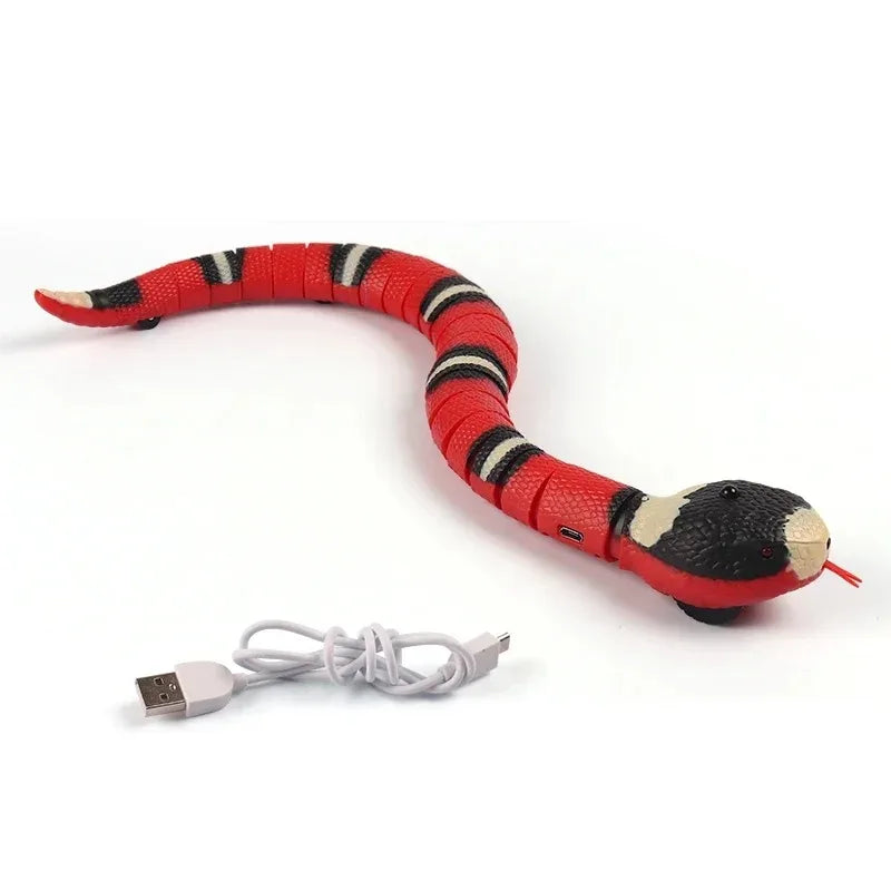 Elektronisch Slangspeelgoed Huisdieren USB Oplaadbaar Bewegingssensor Interactief Speelgoed Katten Honden | Sulvida