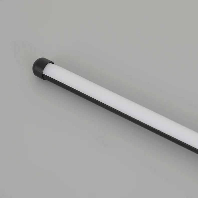 Moderne LED Wandlamp Zwart Aluminium I-Vorm 60-100cm Uplight Downlight Sfeerlicht Woonkamer Slaapkamer Gang | Sulvida