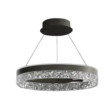 Ronde LED Kroonluchter Metaal Acryl Dimbaar Verstelbaar Hanglamp Eetkamer Woonkamer Foyer Slaapkamer Design | Sulvida