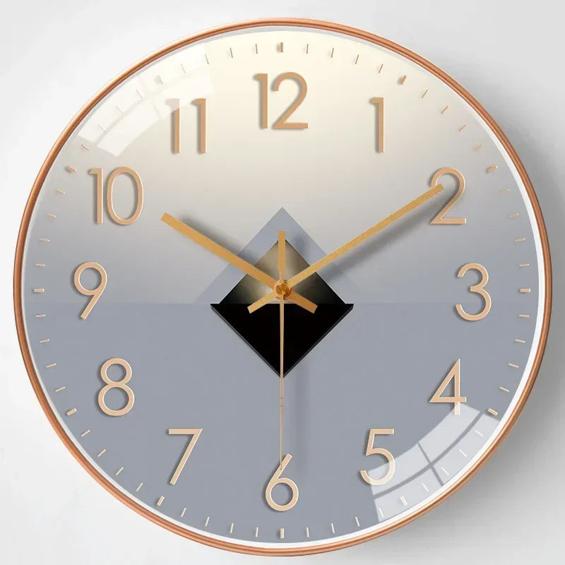 Stille Wandklok Geruisloos Uurwerk 30cm Klassiek Design Slaapkamer Kantoor Woonkamer Moderne Interieur Decoratie | Sulvida