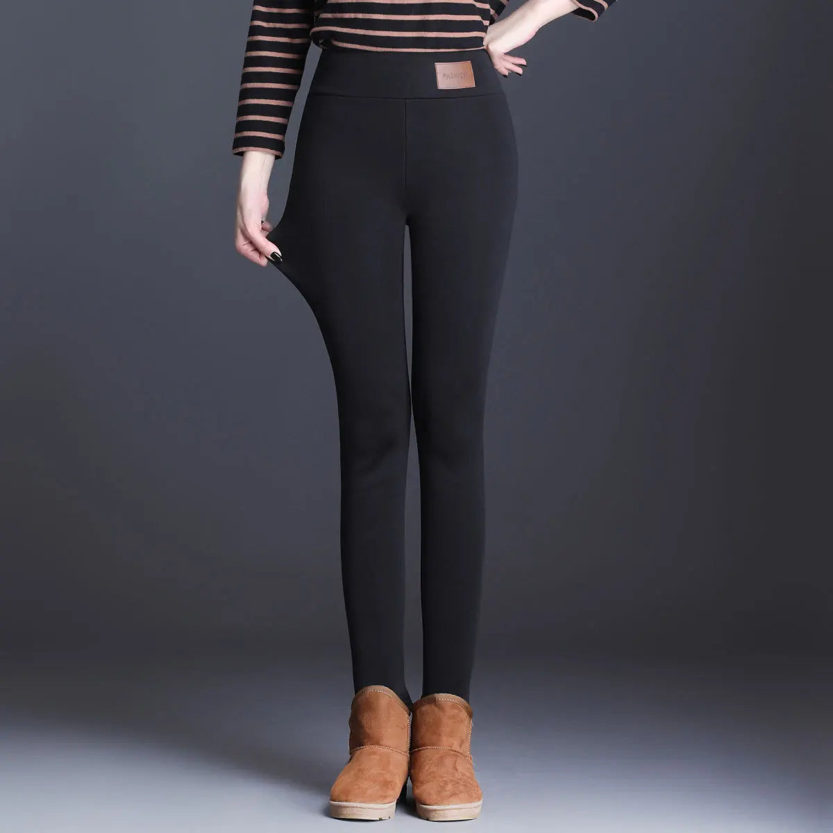 Thermische Fleece Legging Dames Gevoerd Naadloos Hoge Taille Winterbroek Warm Geïsoleerd Stretch Comfortabel | Sulvida