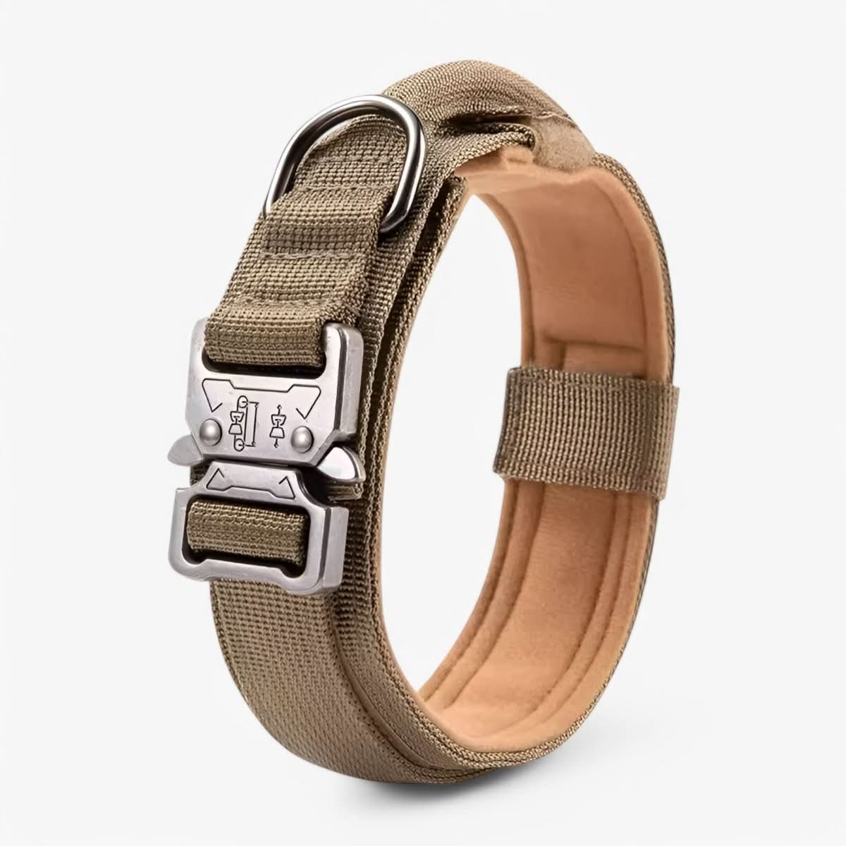 Collier pour chien réglable, ensemble tactique avec collier de contrôle rembourré en nylon pour le dressage et les promenades | Sulvida