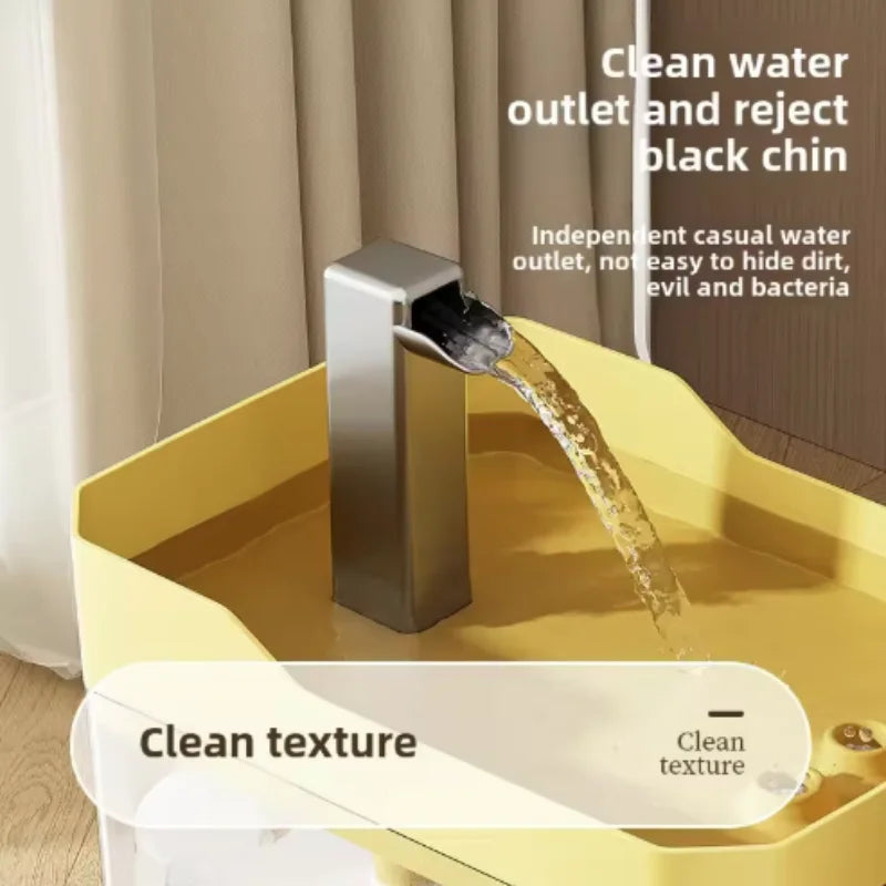 Drinkfontein voor Katten met Circulatiepomp en Filter - Transparant Design - Stil Veilig Watervoorziening | Sulvida