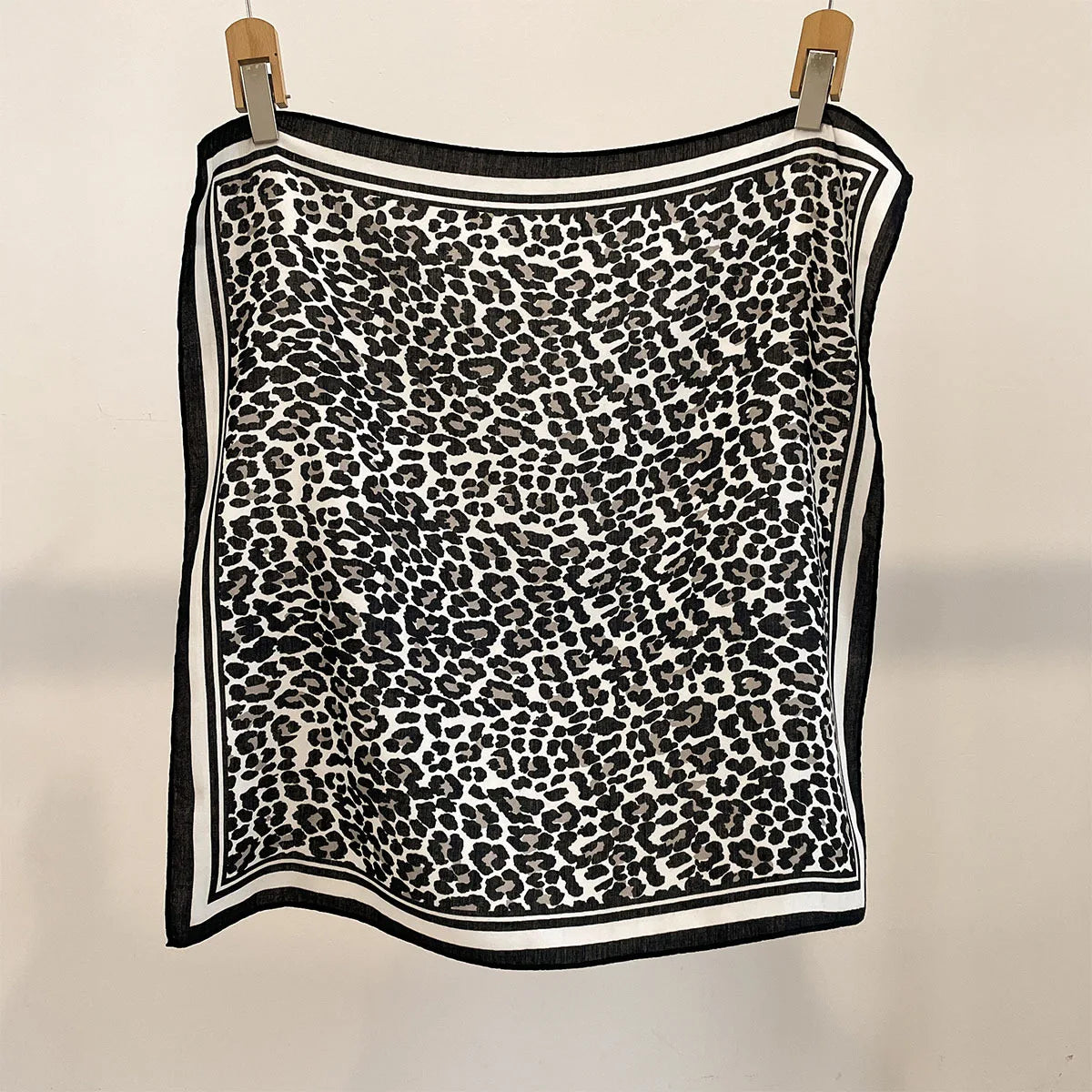Vierkante Hoofddoek Dames Katoengevoel Print Hals Haar Accessoire Mode Bandana Multifunctioneel 68x68cm | Sulvida