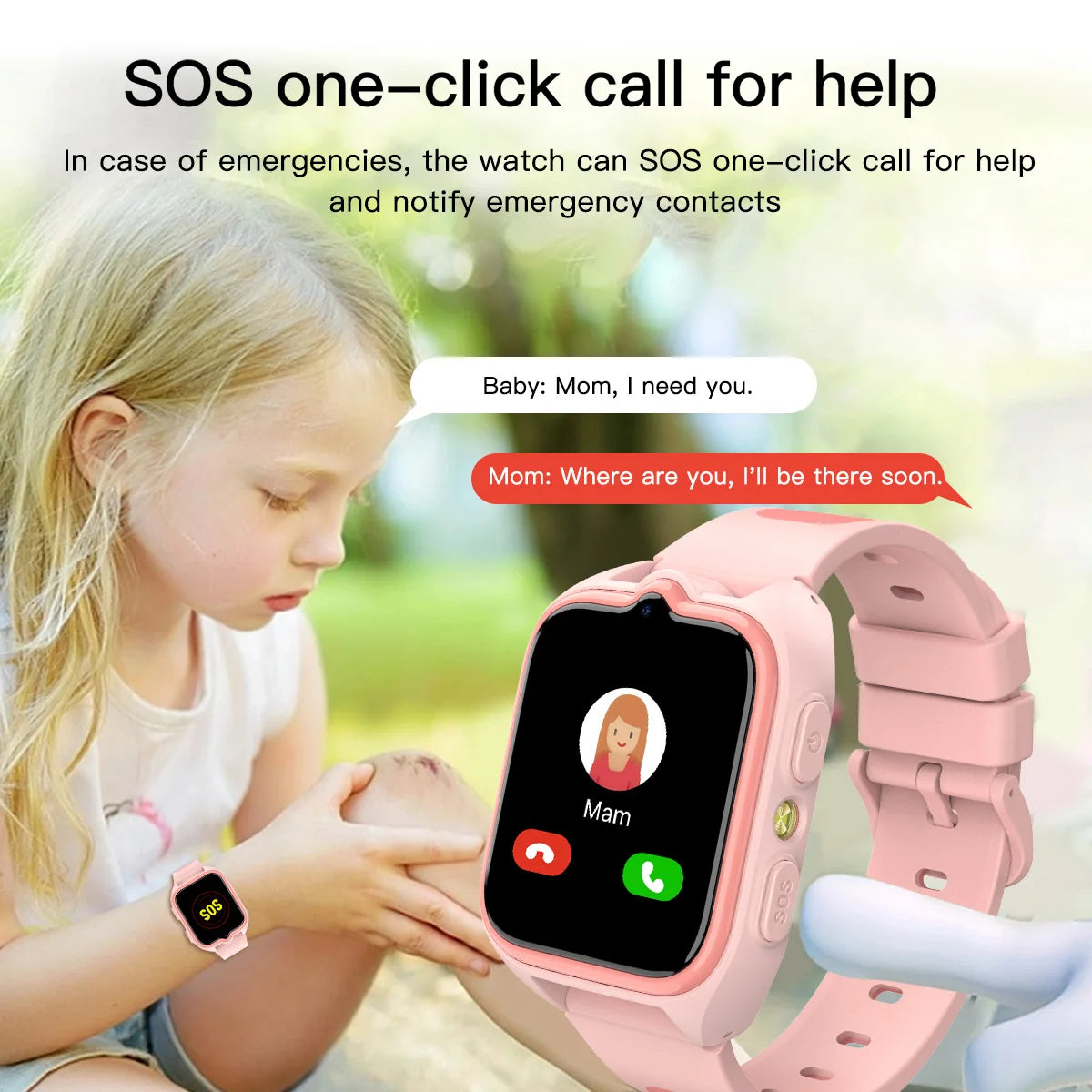Kinderhorloge Smartwatch met GPS WiFi Tracker Videobellen 4G Locatiesysteem Waterdicht SOS Hulpknop Veiligheid | Sulvida