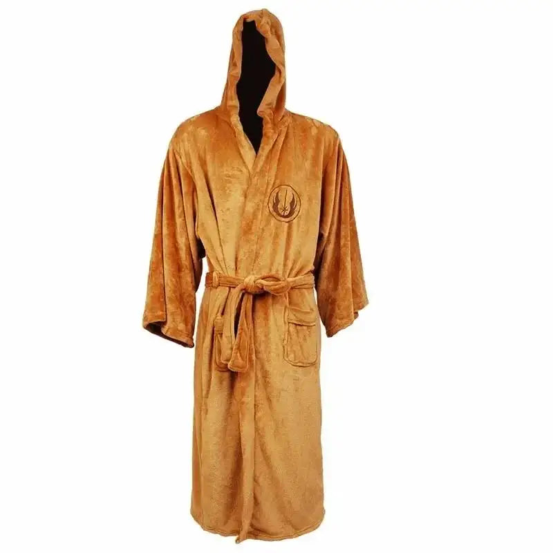 Flanellen Badjas Heren met Capuchon Dik Fleece Ochtendjas Lang Huisjas Winter Loungewear Zachte Badstof Mannen | Sulvida