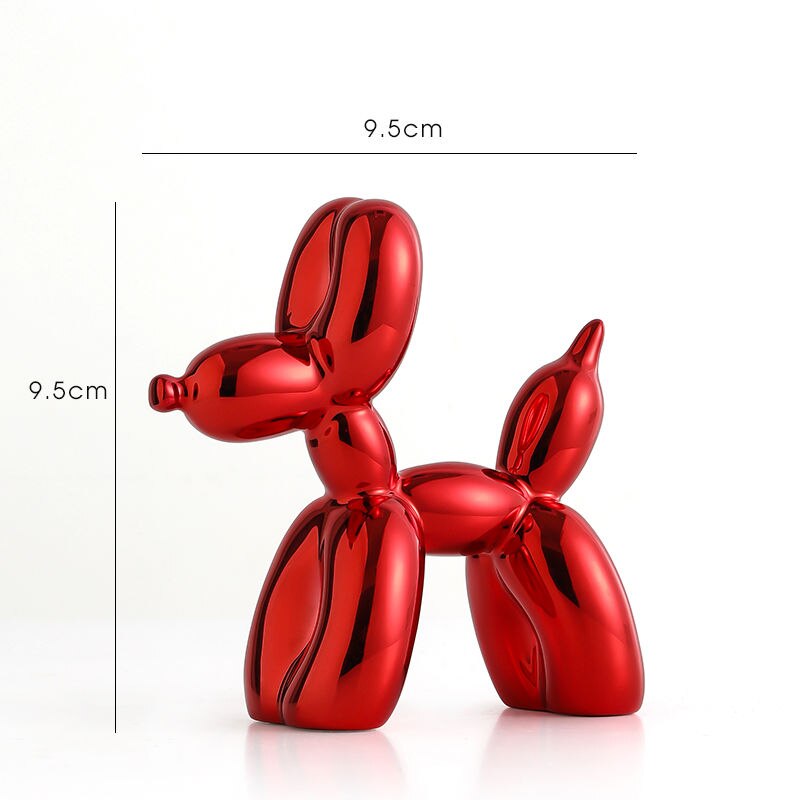 Balloon Dog Decoratiesculptuur Kunsthars Modern Design Woonaccessoire voor Woonkamer Slaapkamer Interieur | Sulvida