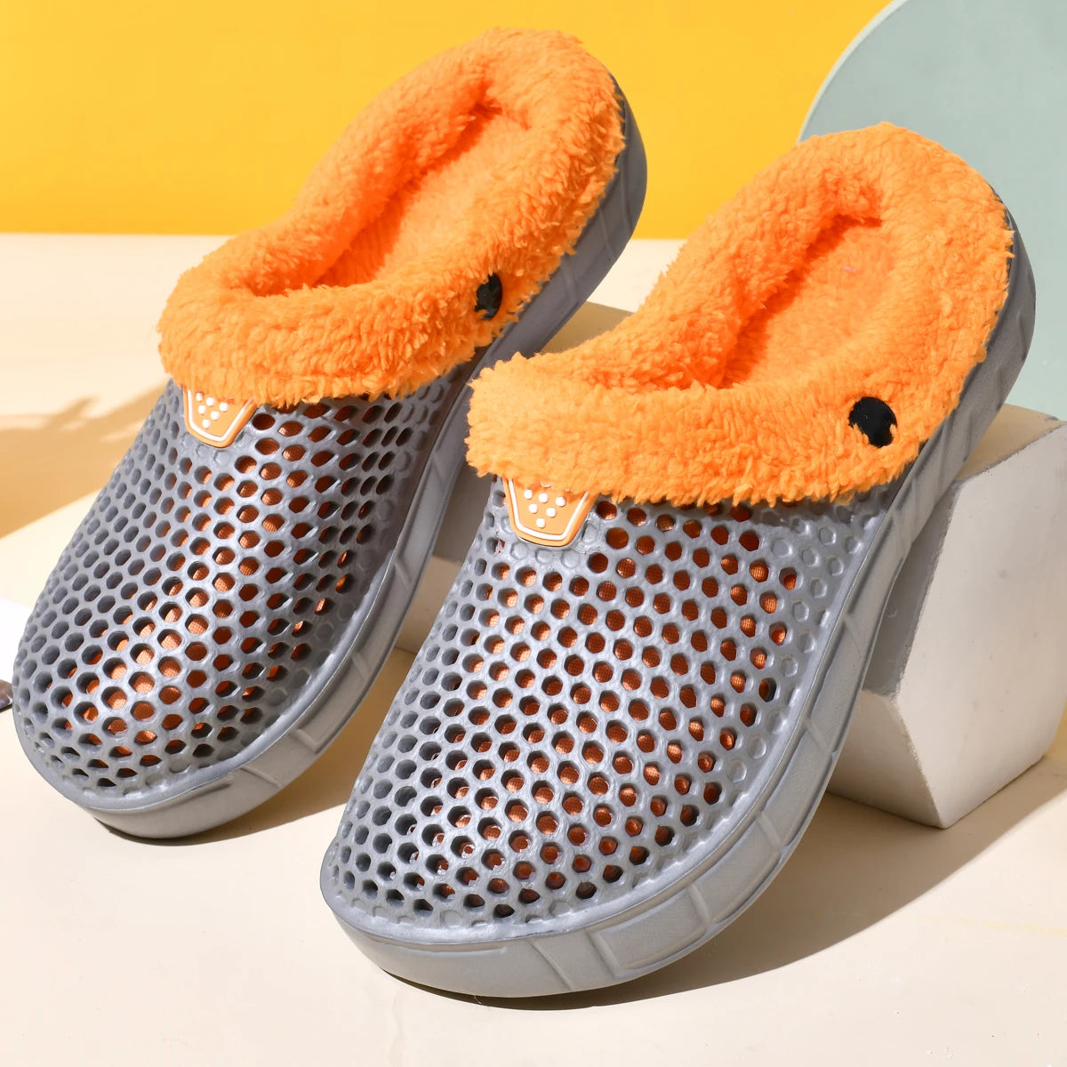 Gevoerde Winterpantoffels voor Heren & Dames - Warme Katoenen Muiltjes met Anti-Slip Zool voor Thuis | Sulvida