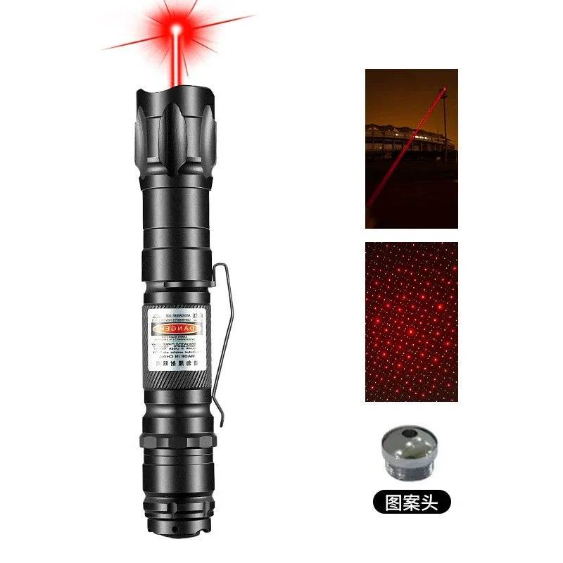 Verstelbare Laserpen voor Katten & Presentaties - Focusbaar Laserapparaat met Groene & Rode Straal USB | Sulvida