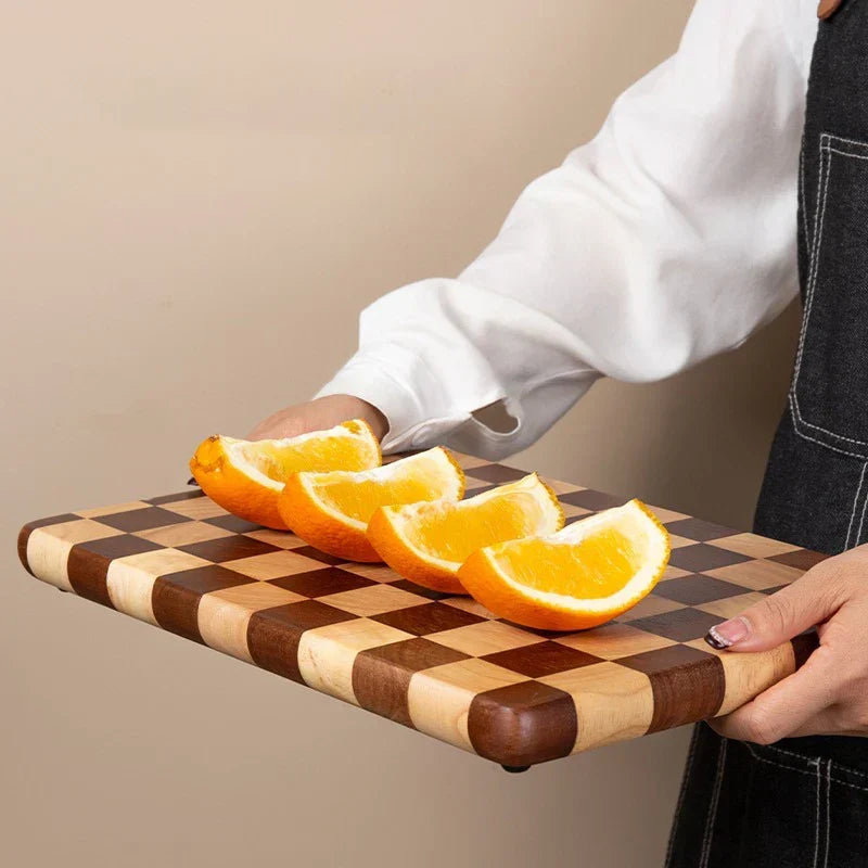 Antislip Snijplank Acaciahout Serveerplank Duurzaam Houten Keukenplank Broodplank Keukenhulp Koken Bakken | Sulvida