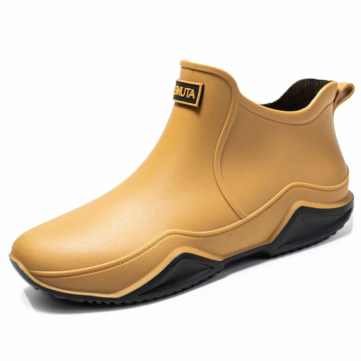 Waterdichte Enkellaarzen Dames Heren Antislip Regenlaarzen PVC Gekleurd Unisex Seizoenbestendig Tuinschoenen | Sulvida