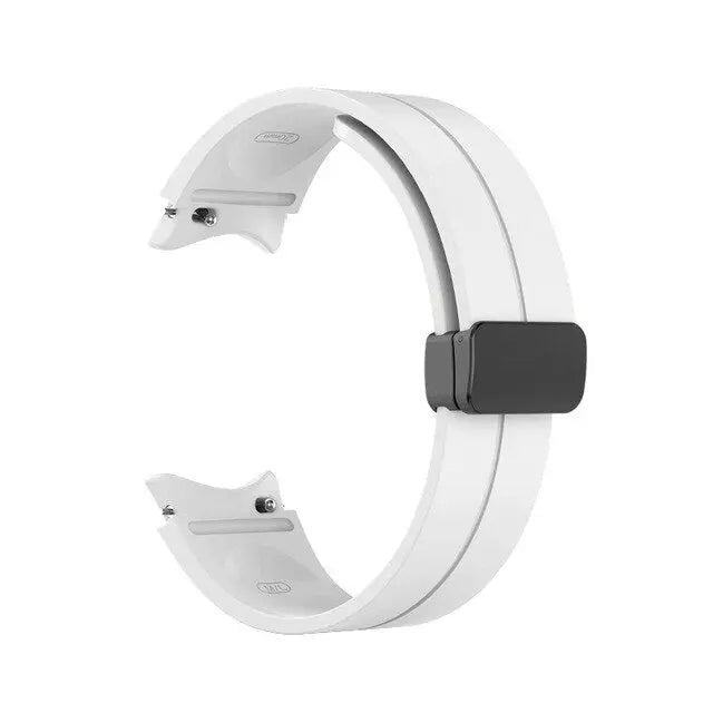 Bracelet de montre en silicone compatible avec Galaxy Watch 4 5 6, fermoir réglable, bracelet de sport et accessoire pour montre connectée | Sulvida