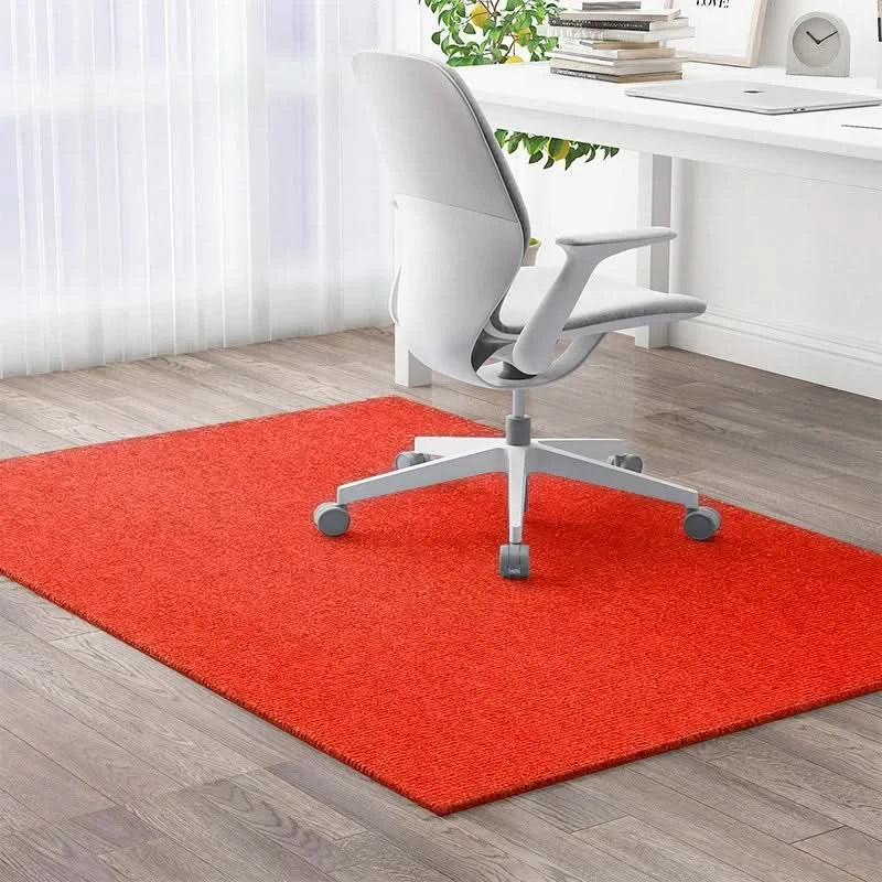 Tapis de chaise de bureau 120x90 cm Transparent - Protection de sol pour parquet, stratifié et carrelage - Sous-main antidérapant pour espace de travail | Sulvida