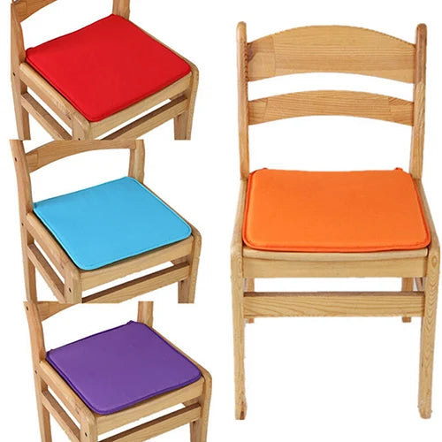 Stoelkussen Katoenmix 40×40 cm Vierkant met Strikbandjes voor Eetkamerstoelen Tuinstoelen Tuinmeubels | Sulvida