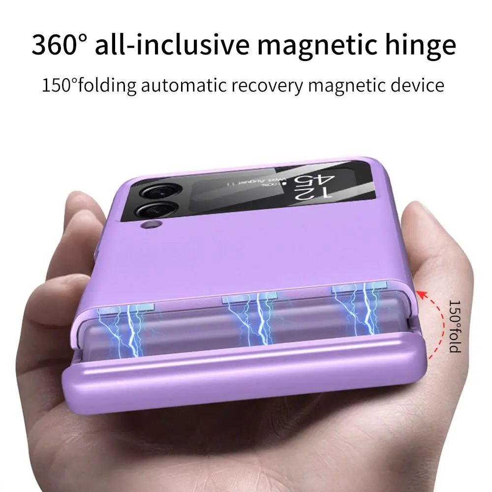 Coque de protection pour Galaxy Z Flip 4 – Coque antichoc de qualité militaire avec recharge sans fil et protection contre les chutes | Sulvida