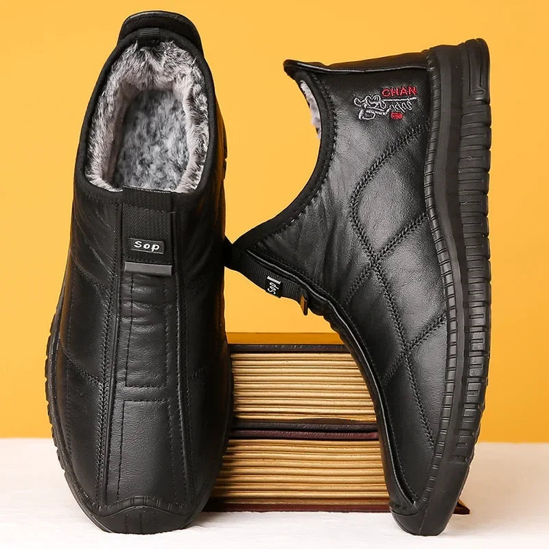 Herenlaarzen Waterdicht Winter Platform Wandelschoenen Antislip Werkschoenen Outdoor Veiligheid Maat 38-48 | Sulvida