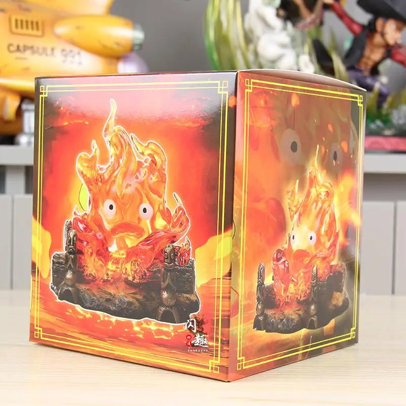 Cartoon Vlammenfiguur Decoratiefiguur PVC 12 cm Glow-in-the-Dark Anime Collectors Item Nachtlampje Kinderkamer | Sulvida
