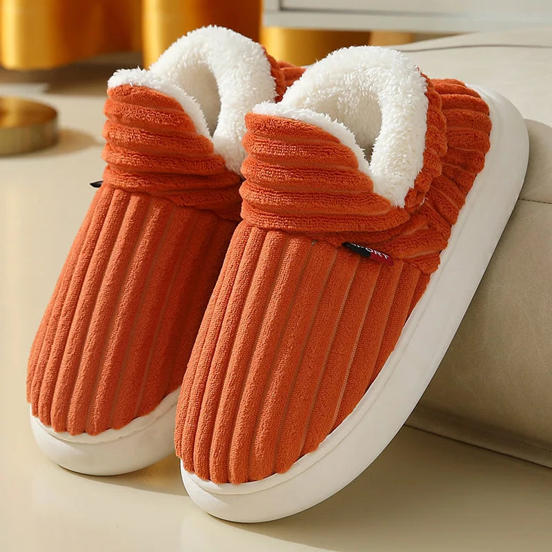 Winterpantoffels Pluche Heren Dames Zachte Zool Bontslippers Warm Huisschoenen Antislip Comfortabel Binnen | Sulvida