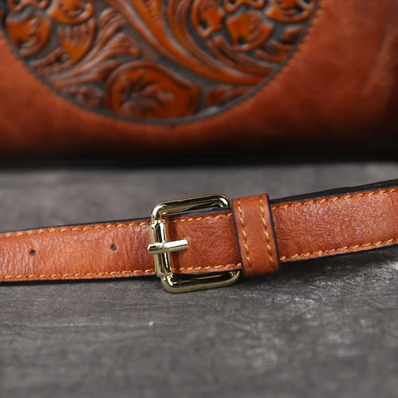 Vintage Handtas met Reliëf Patroon Kunstleder Elegante Damestas Schoudertassen Fashion Accessoire Dagelijks Gebruik | Sulvida