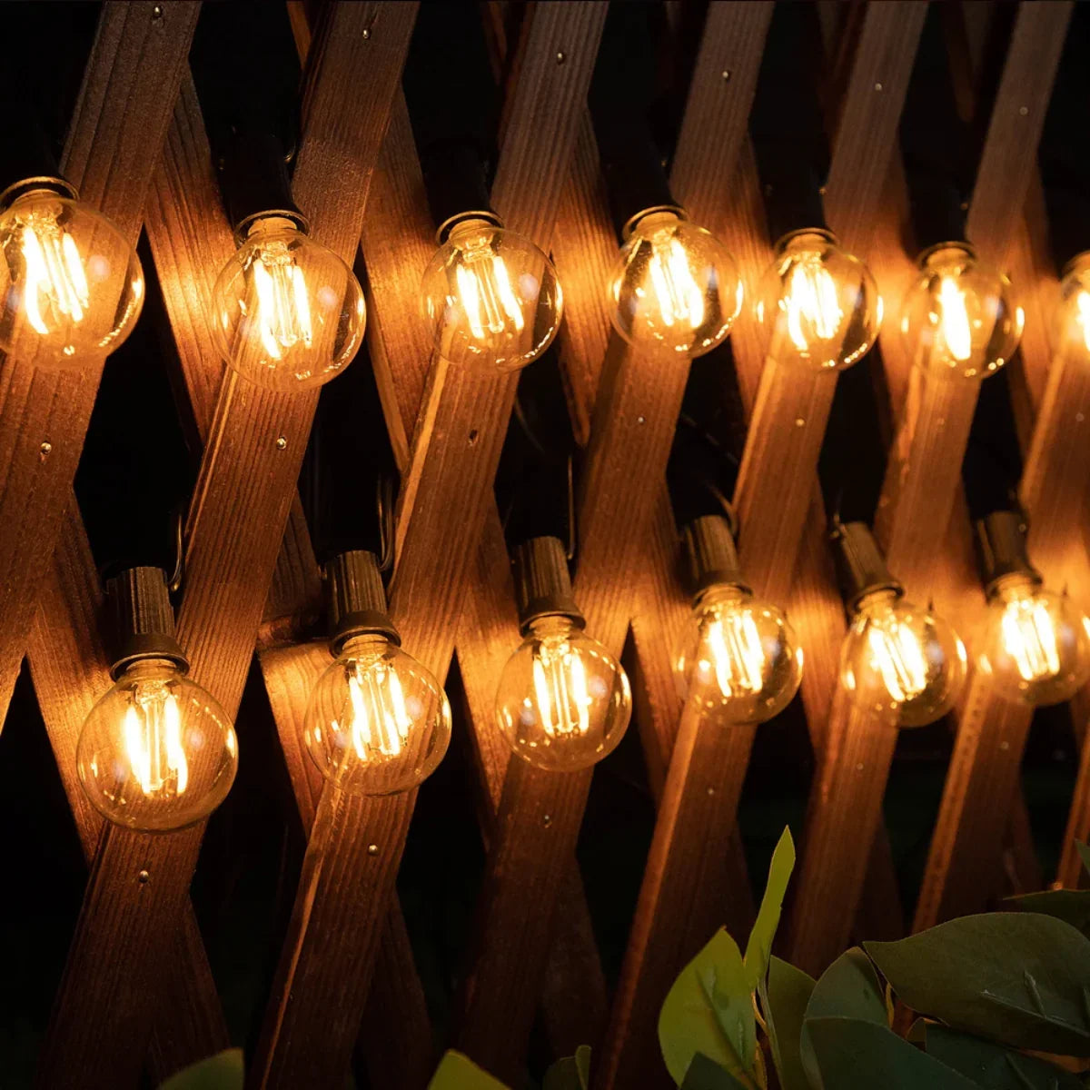 Solar Lichtslinger Tuinverlichting 9 of 15 Meter LED Warmwit Buitenverlichting Buiten Sfeerverlichting | Sulvida