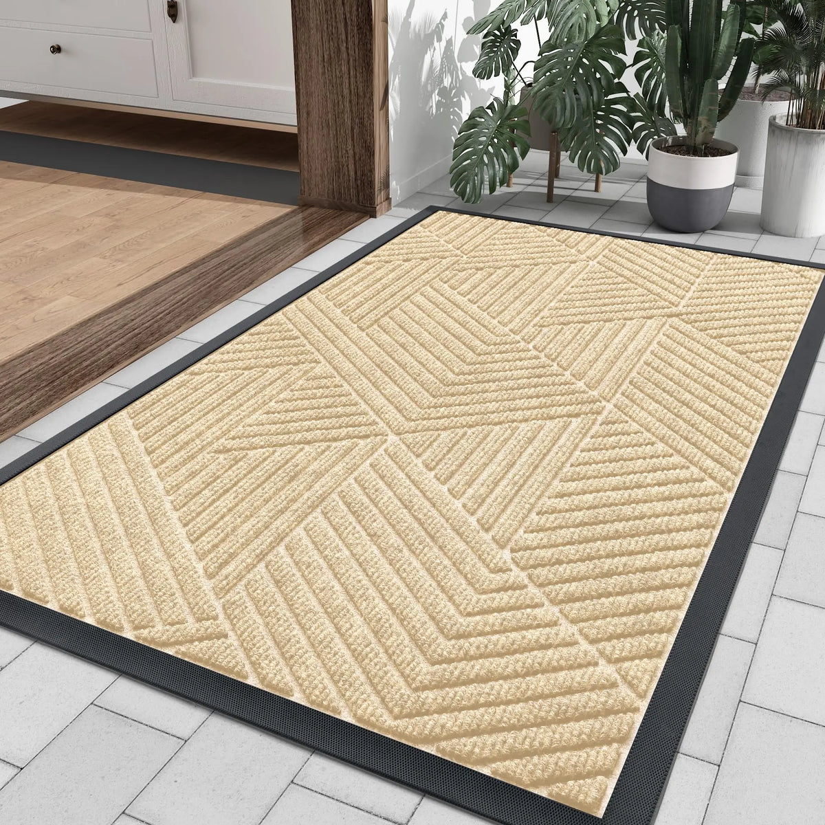 Antislip Deurmat Absorberend Laag Profiel Indoor Outdoor Entree Tapijt Vuil Vocht Opvangmat Huis Hal Woning | Sulvida