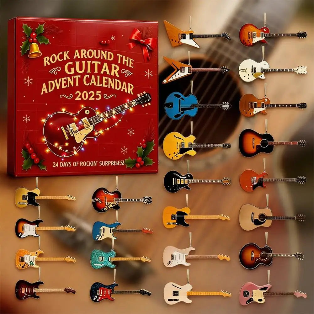 Muzikale Adventskalender met 24 Gitaarverrassingen voor Kerstperiode Muziekliefhebbers en Gitaristen | Sulvida