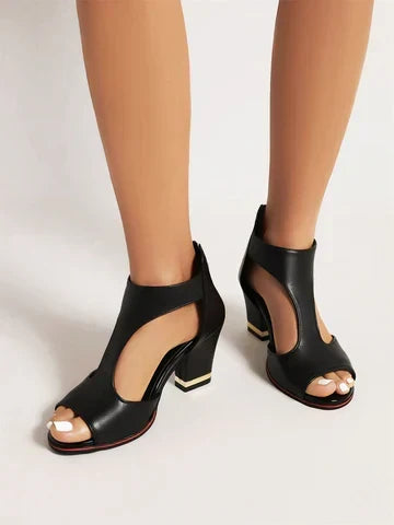 Elegante Dames Sandalen met Hak en Bandjes – Orthopedisch Comfort & Stijlvolle Uitstraling | Sulvida