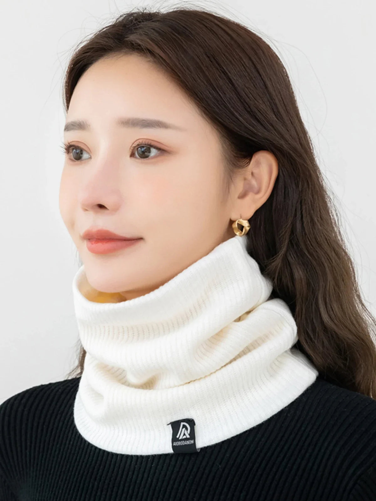 Luxe Zachte Winter Nekwarmer Sjaal Fluweel Gebreide Sjaal Warm Winddicht Unisex Herfst Outdoor Mode Accessoire | Sulvida