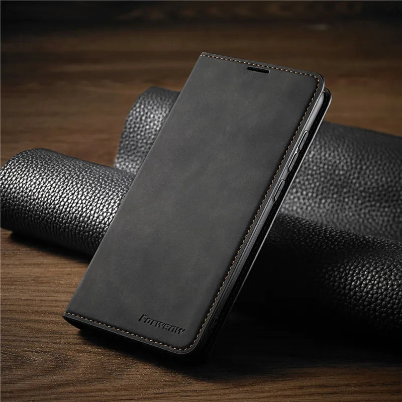 Magnetische Lederen iPhone-Hoes met Volledige Bescherming Stijlvol Design voor Dagelijks Gebruik en Optimale Grip | Sulvida